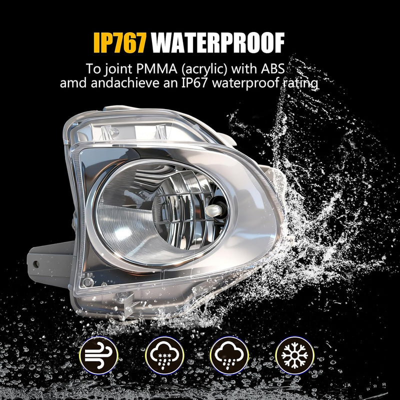 OKSIWA Fog Lights Compatible with 2010 2011 2012 Lexus ES350 Upgrade and Modified 1 Pair Fog Lamp, Fog Light Assembly-7