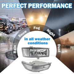 OKSIWA Fog Lights Compatible with 2005-2006 Toyota Camry Bumper Driving Fog Lamps Assemblies with Switch and Wiring Harness-8