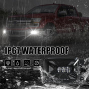 OKSIWA LED Fog Lights with DRL For 2015-2020 Ford F-150 Bumper Driving Fog Lamps Set Assembly Kit 1 Pair (Clear Lens) 2015 2016 2017 2018 2019 2020