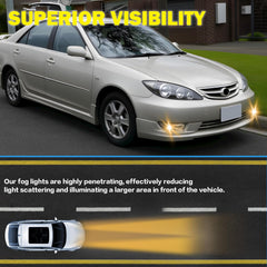 OKSIWA Fog Lights Compatible with 2005-2006 Toyota Camry Bumper Driving Fog Lamps Assemblies with Switch and Wiring Harness-2