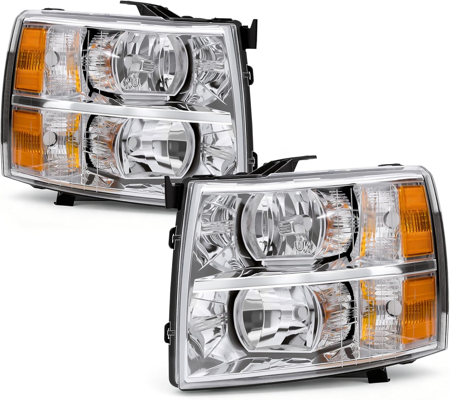 Headlight for 2007–2013 Chevy Silverado 1500 & 2007–2014 Silverado 2500HD / 3500HD-7