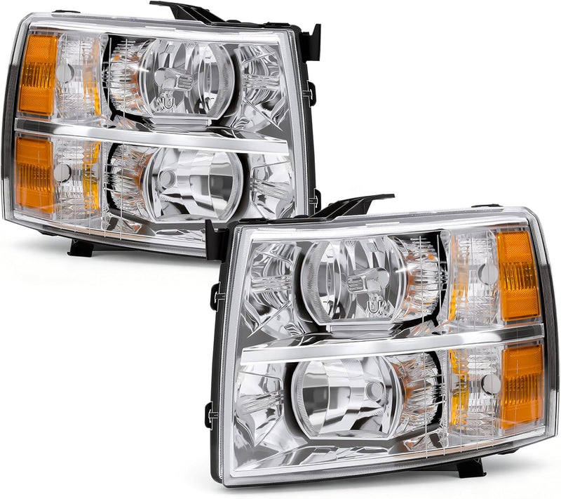 Headlight for 2007–2013 Chevy Silverado 1500 & 2007–2014 Silverado 2500HD / 3500HD-7