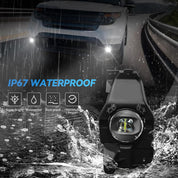 OKSIWA LED Fog Lights Assembly Compatible with 2013 2014 2015 Ford Explorer, Front Driving Fog Lamps Clear Lens Replacement Kit, DOT Certified - 1 Pair