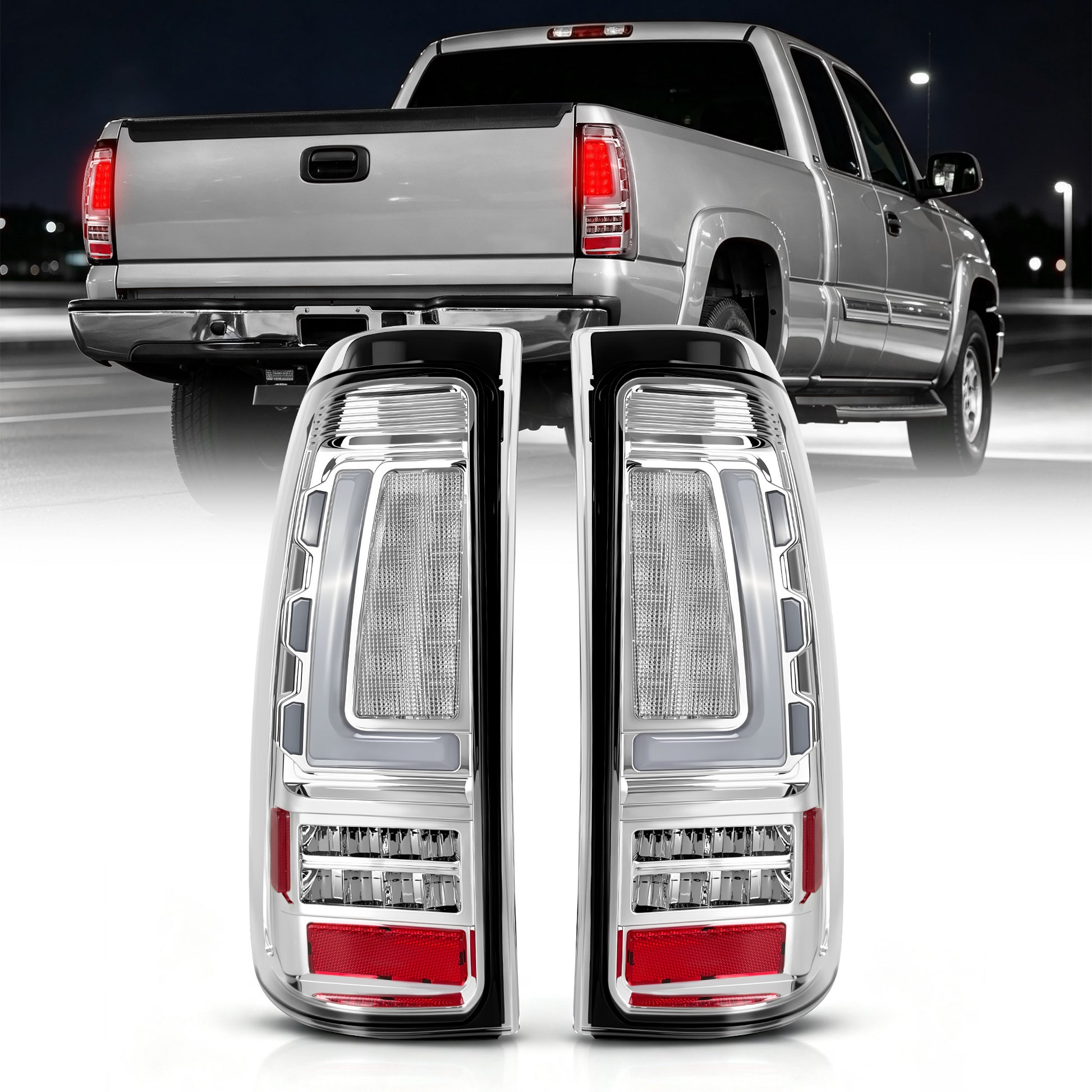 LED Tail Light for 2003–2006 Chevy Silverado,Plug and play-1