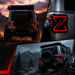 LED Tail Lights For 2007-2018 Jeep Wrangler JK JKU Sport/Sahara/Rubicon-6