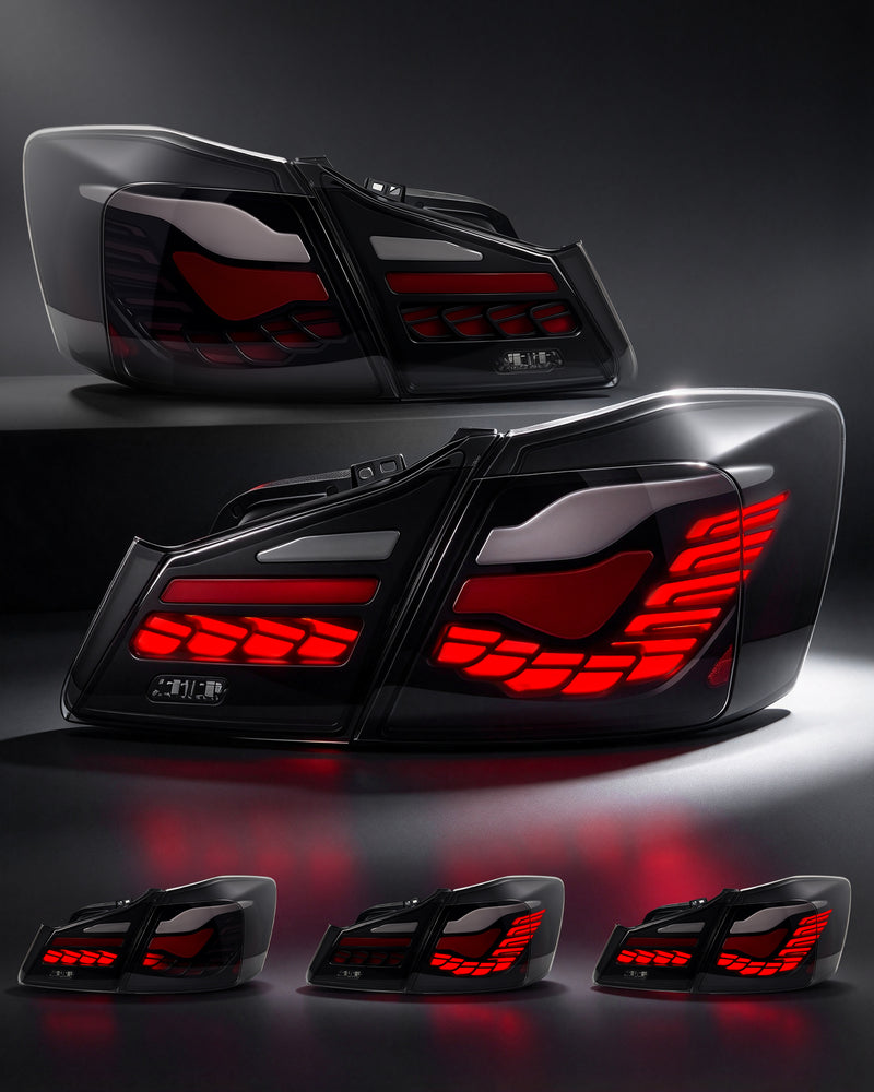Sequential Full LED Tail Lights for 2016-2017 Honda Accord LX ,Plug and Play-6