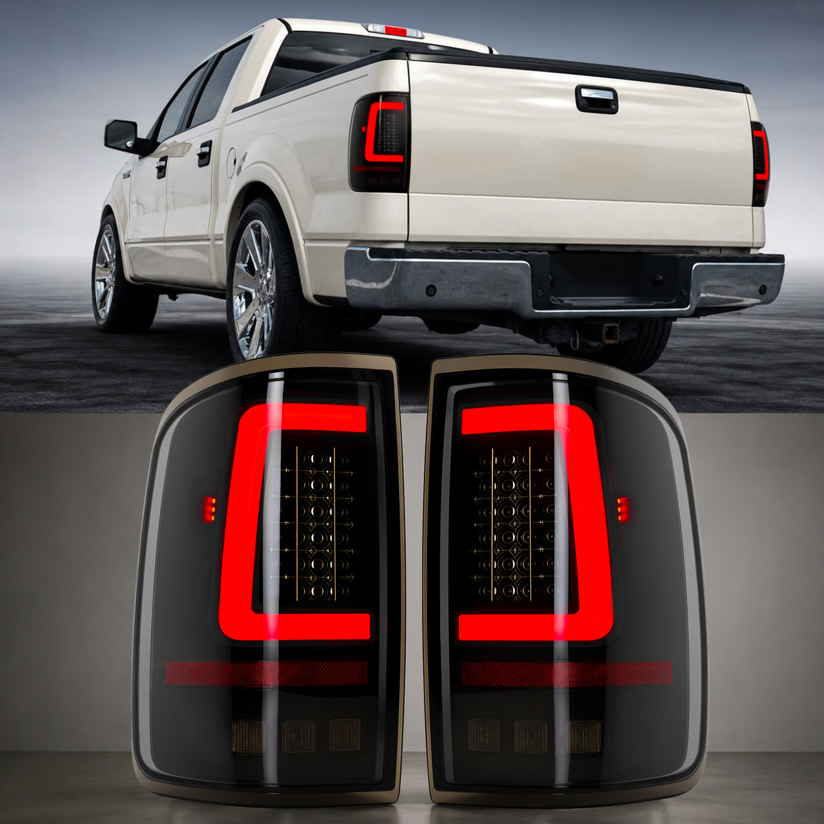 LED Tail Lights for 2004-2008 Ford F-150,Waterproof,Plug and Play