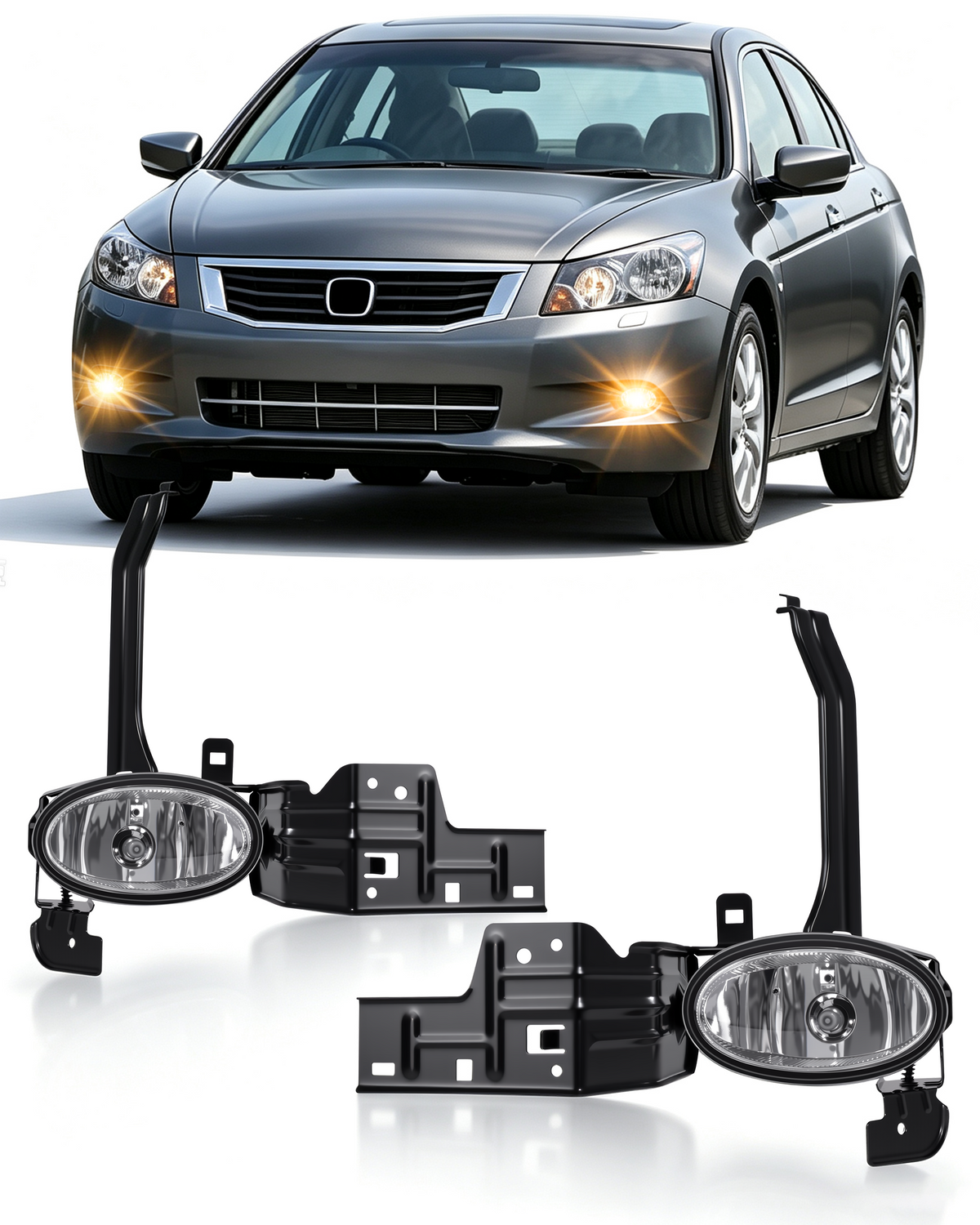 DOT Approved Fog Lights for 2008-2010 Honda Accord Sedan