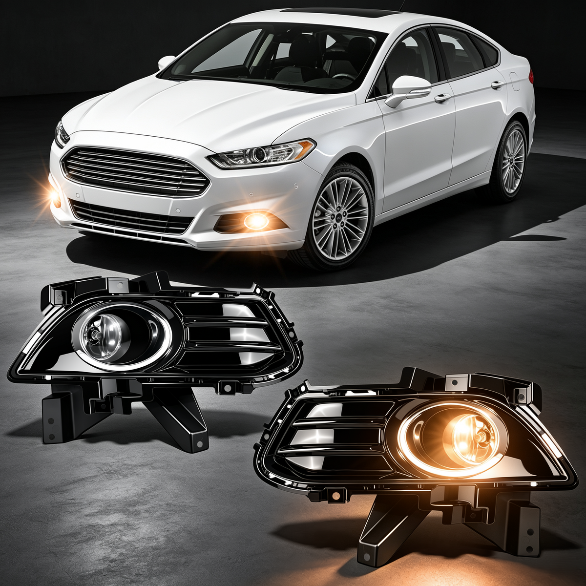 DOT Approved Halogen Fog Light for 2013–2016 Ford Fusion-1