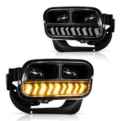 DOT Approved LED Fog Light with DRL for 2009–2012 Ram 1500, 2010–2018 Ram 2500 & 3500, 1 Pair-8