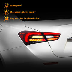 LED Tail Lights with Integrated Rear Fog Light for 2018-2022 Maserati Ghibli Waterproof Plug & Play 1 Pair-7