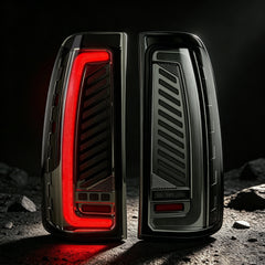 Animated Sequential Smoked LED Tail Lights for 2003-2006 Chevy Silverado Plug & Play-1