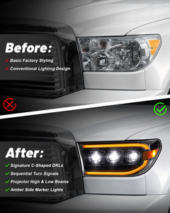 LED Headlights for 2007-2013 Toyota Tundra, 2008-2021 Sequoia-6