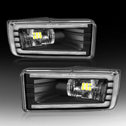 Oksiwa LED Fog Lights Assembly for Chevy Silverado, Chevy Avalanche,Tahoe, Suburban