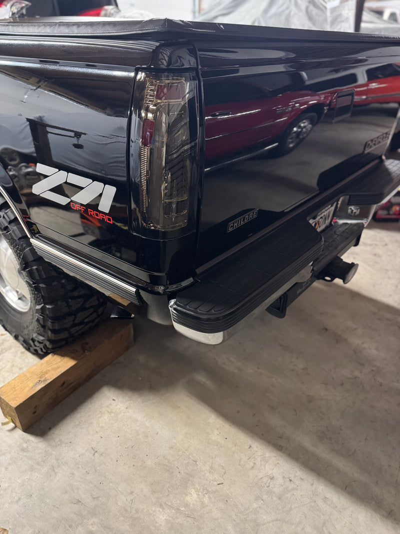 Animated Sequential Smoked LED Tail Lights for 1988-1998 Chevy GMC C/K Sierra, 92-99 Suburban Yukon, 95-99 Tahoe,Blazer,Cadillac Escalade Plug & Play-7