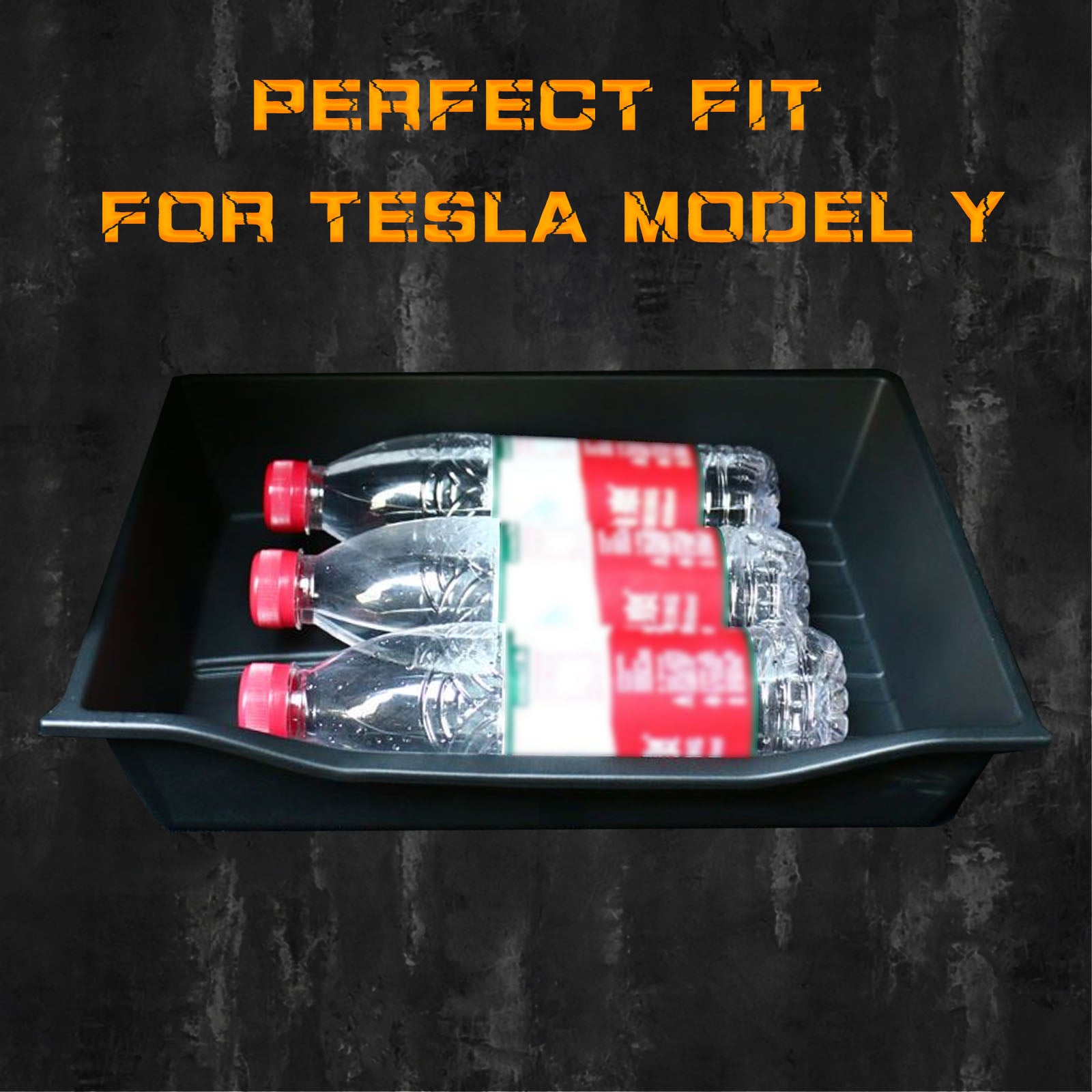 For 2020 2021 2022 2023 Tesla Model Y Flocking Under Seat Storage Box Organizer