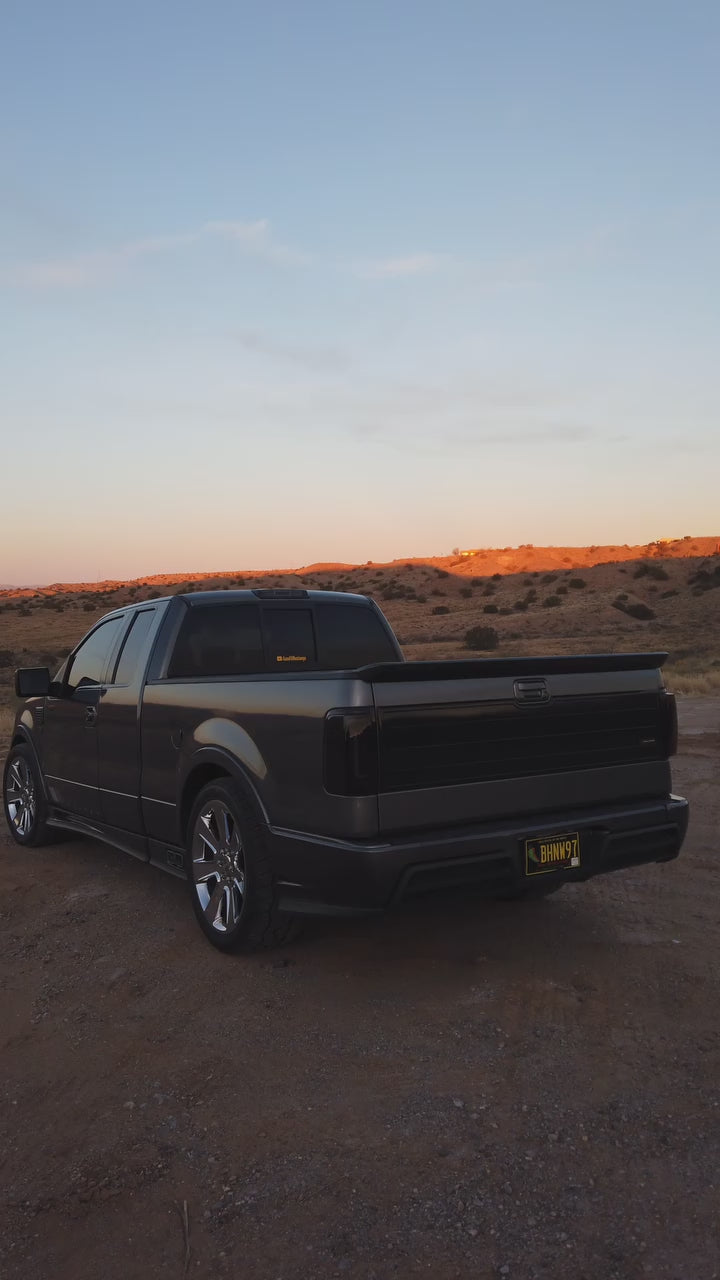 OKSIWA Sequential Full LED Tail Lights for 2004-2008 Ford F150 - Animated, Dynamic Turn Signal, Brake, Reverse - Smoked Rear Light Assembly