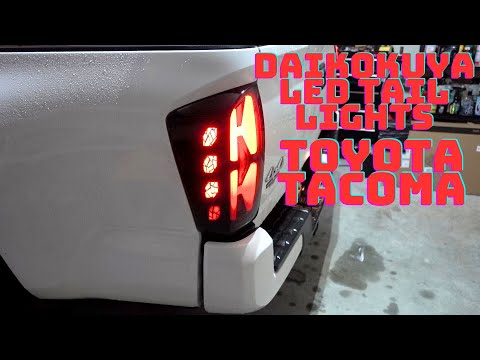 OKSIWA Sequential Full LED Tail Lights for Toyota Tacoma 2016-2023, Dynamic Turn Signal/Brake/Reverse Light Assembly-7