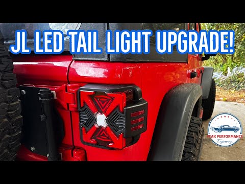 Oksiwa Tail Lights For 2019-2023 Jeep Wrangler JL with Clear/Smoked Lens