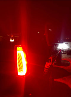 Animated Sequential Transparent-Housing LED Tail Lights for 1988-1998 Chevy GMC C/K Sierra, 92-99 Suburban Yukon, 95-99 Tahoe,Blazer,Cadillac Escalade Plug & Play-6